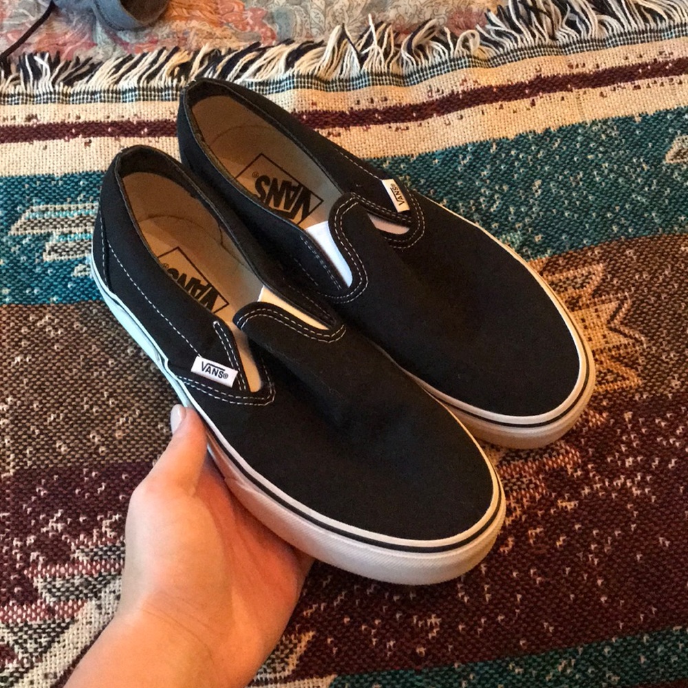 Basically brand new black vans